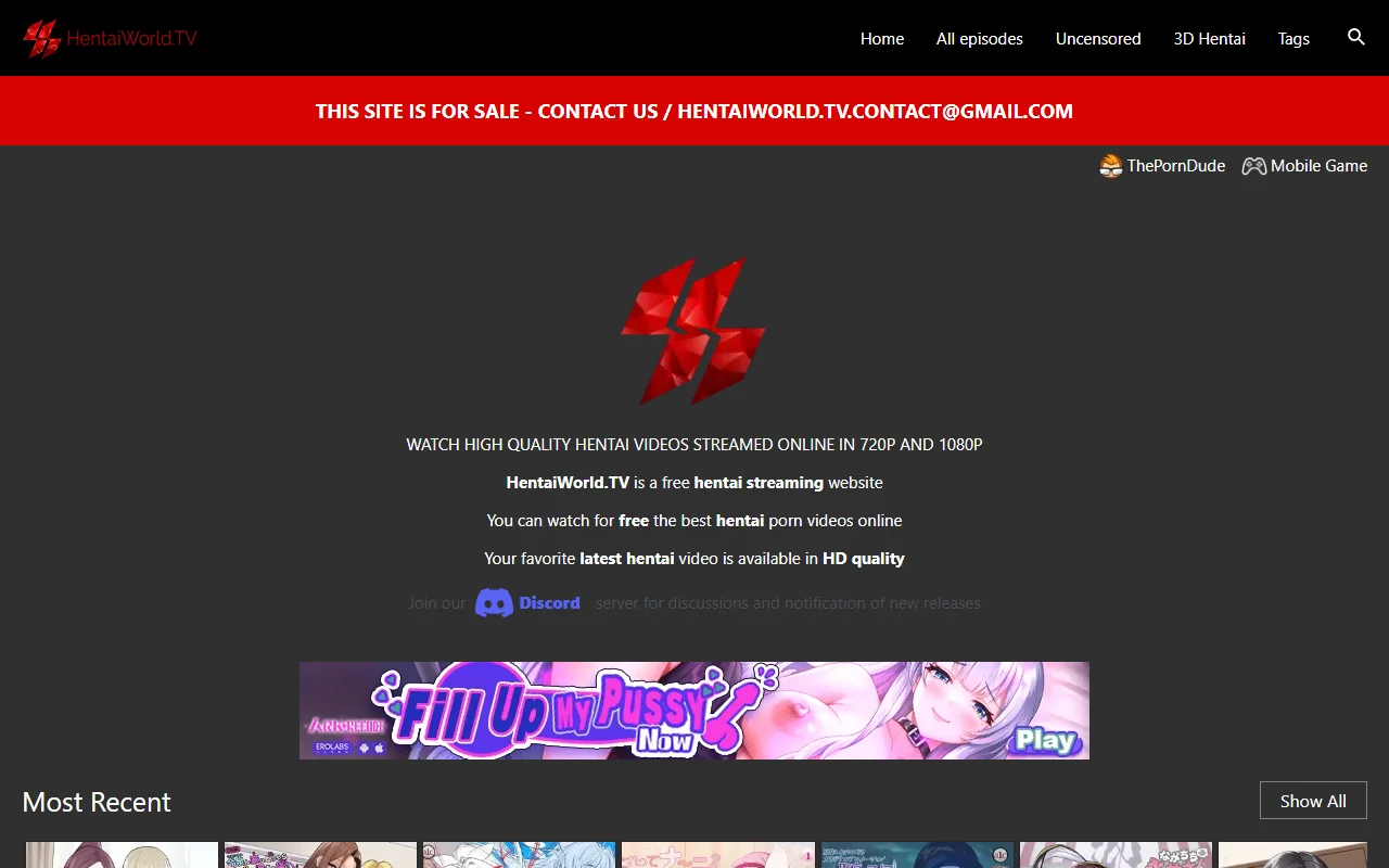 Screenshot: Hentaiworld Screenshot of Hentaiworld